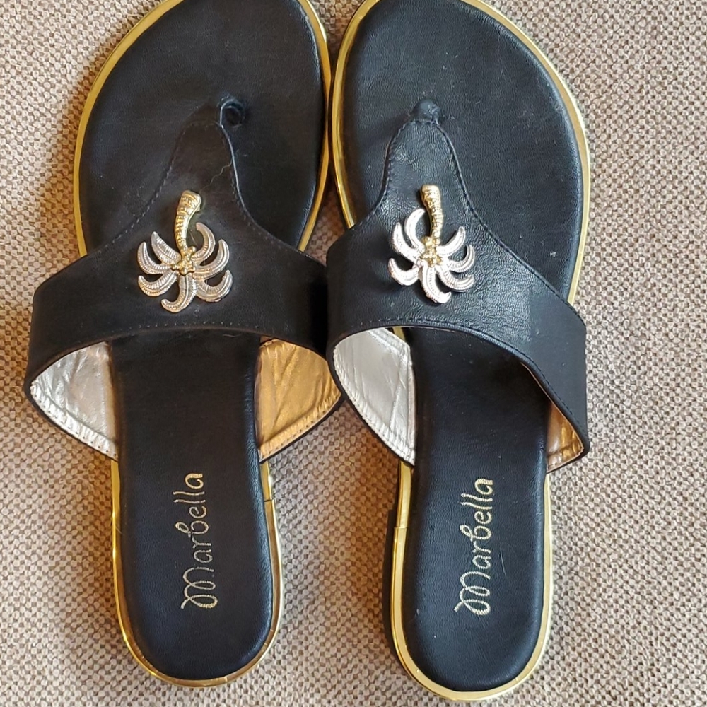 Marbella Black Sandals - New